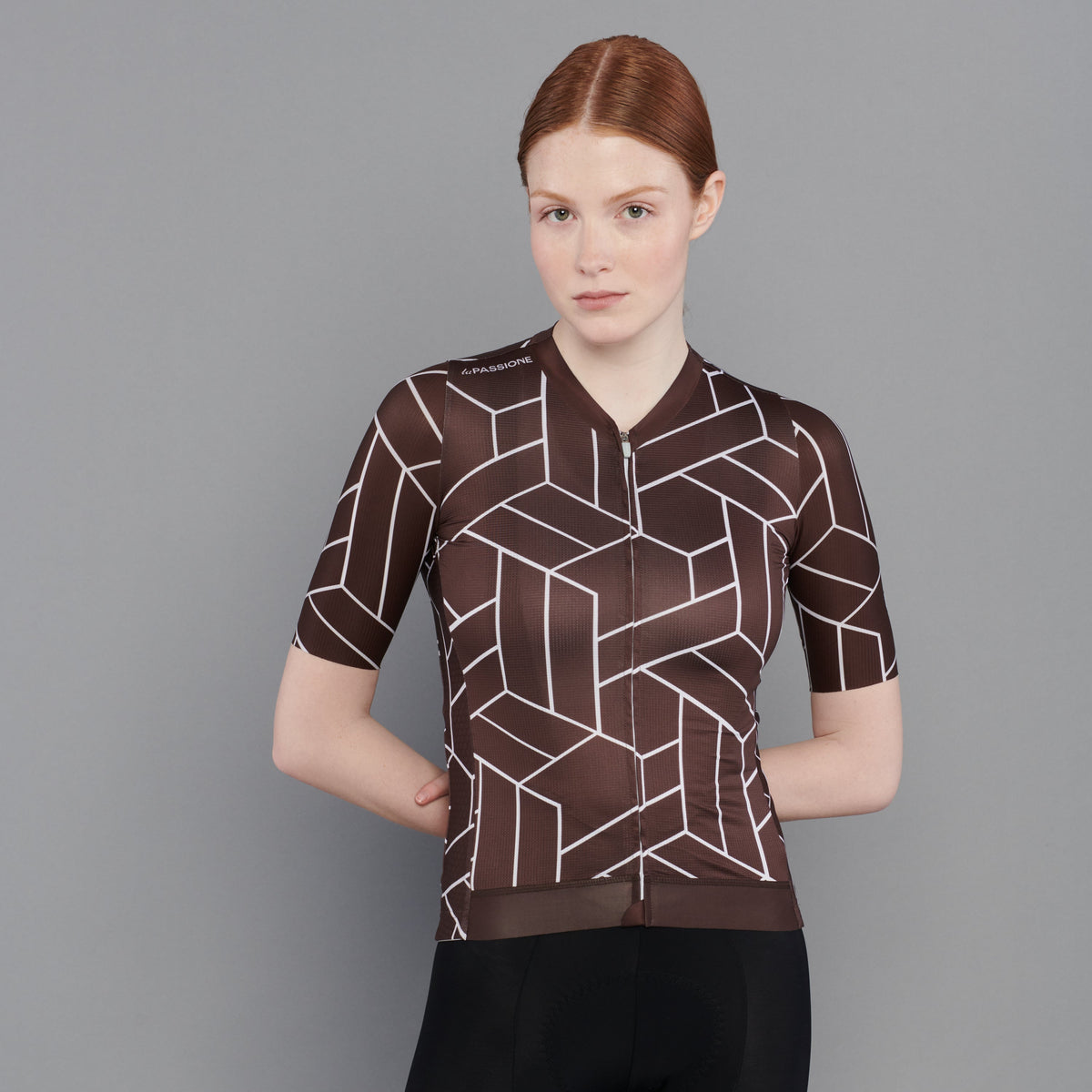 Maglia donna La Passione Brick - Marrone scuro La Passione