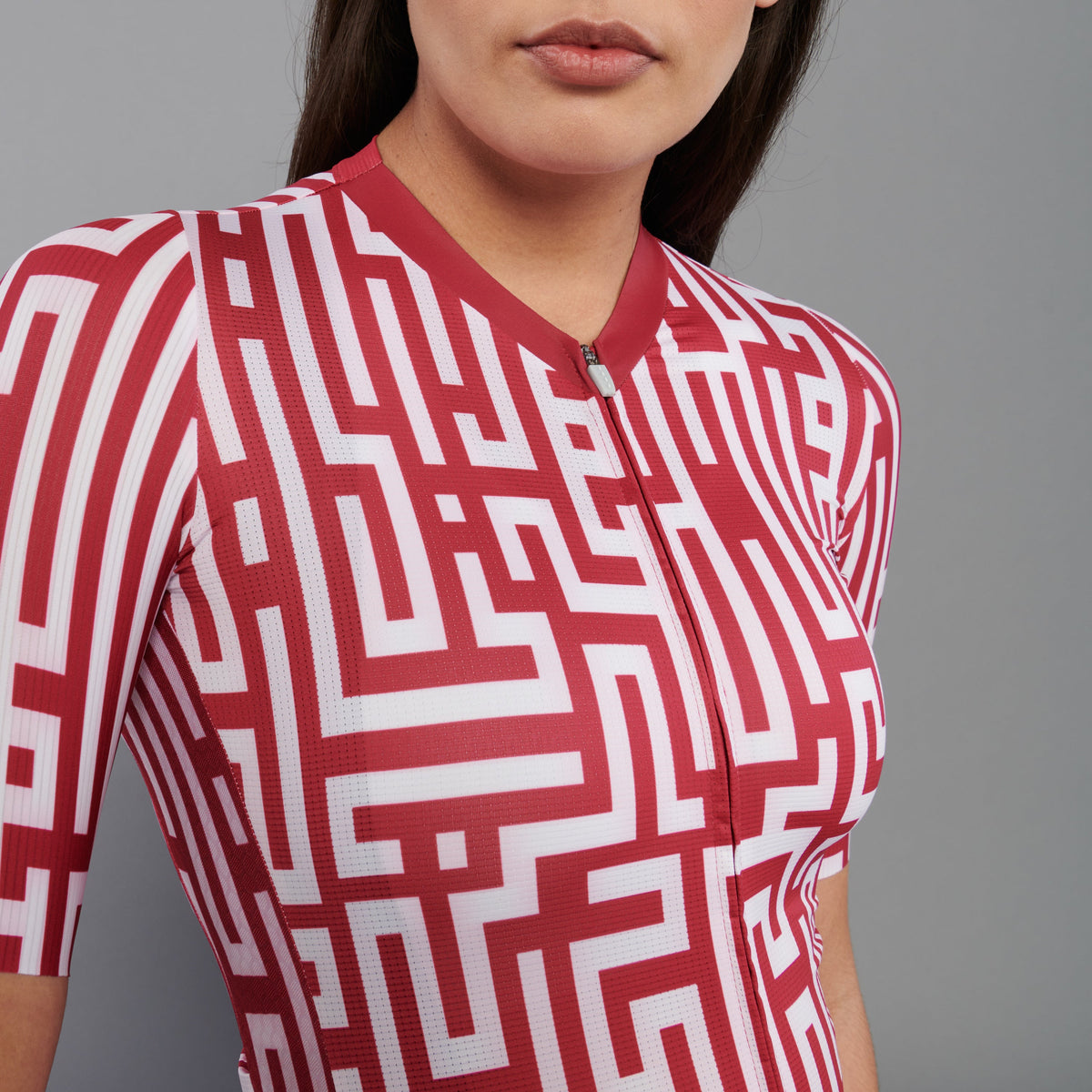 Maglia donna La Passione Maze - Rosso ciliegia La Passione