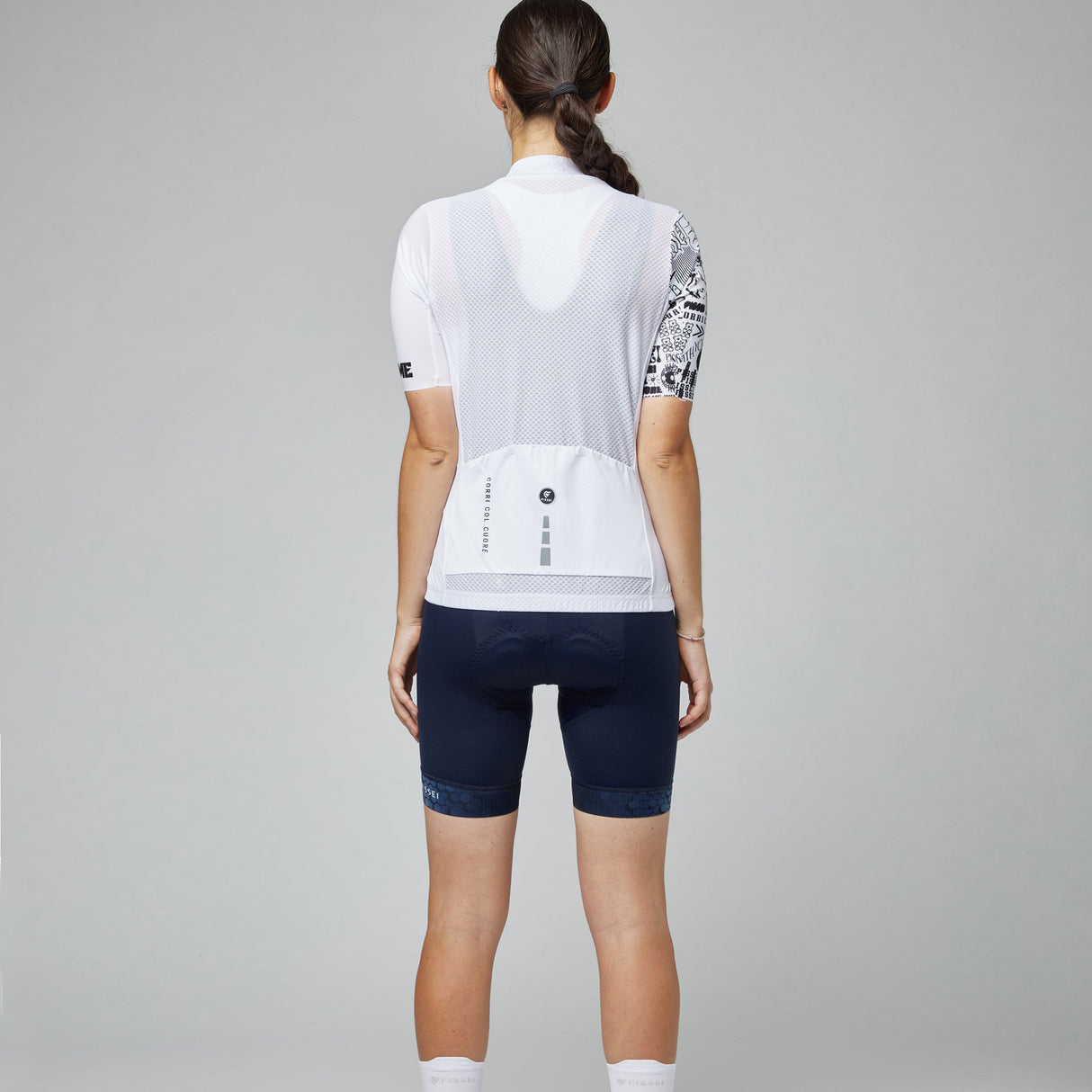 Maillot mujer Pissei Prime - Blanco negro