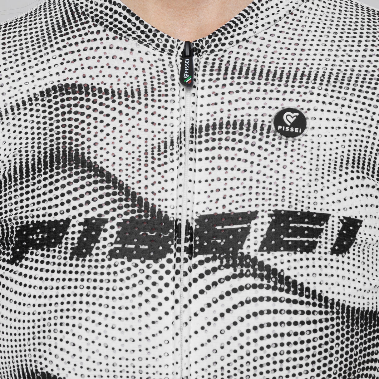 Maglia donna Pissei Sanremo - Bianco nero Pissei