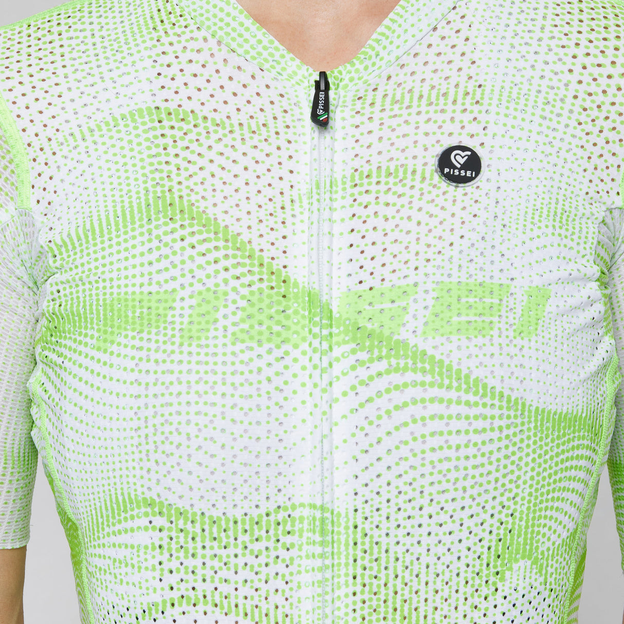 Trikot damen Pissei Sanremo - Weiß grün