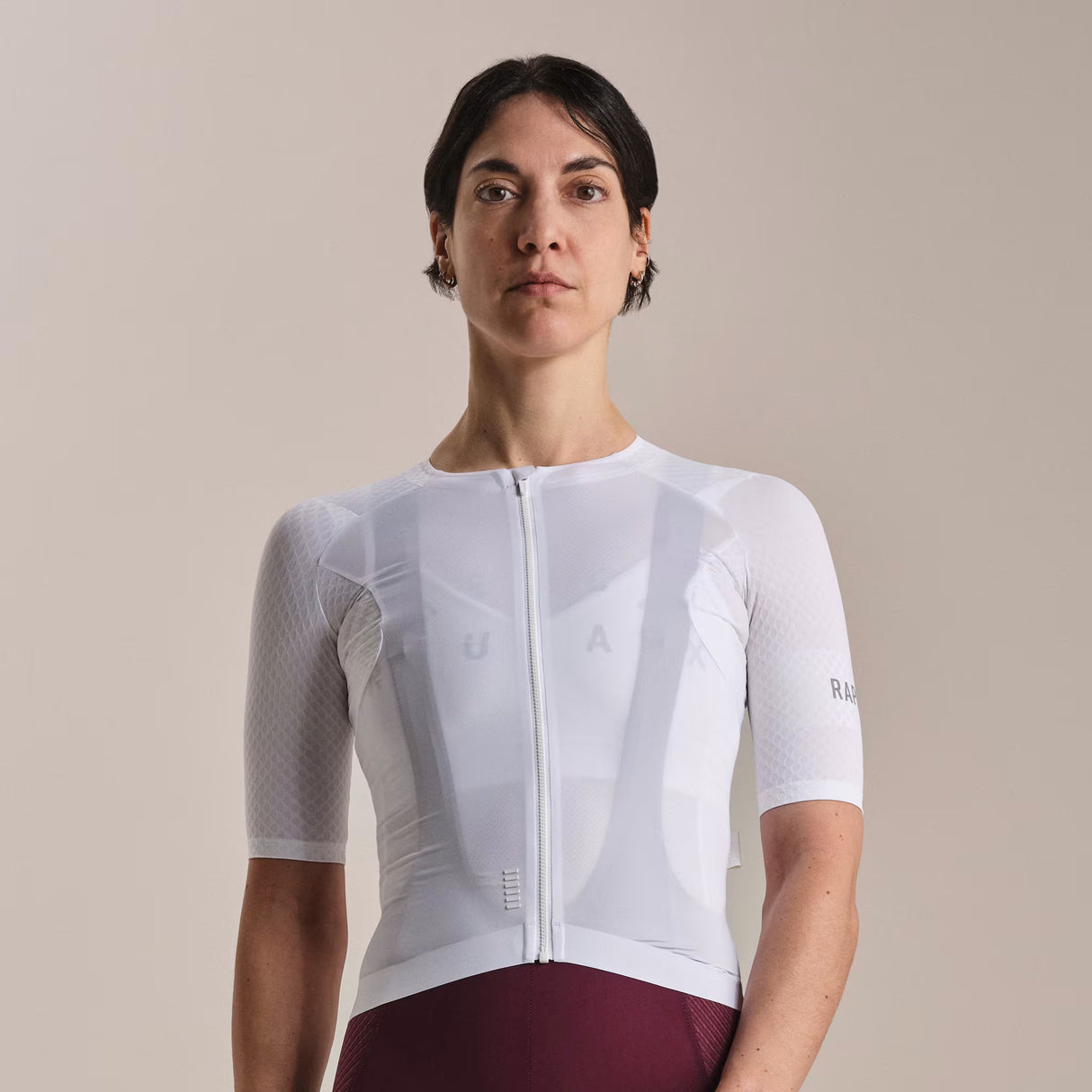 Maillot mujer Rapha Pro Team Aero 4 - Blanco