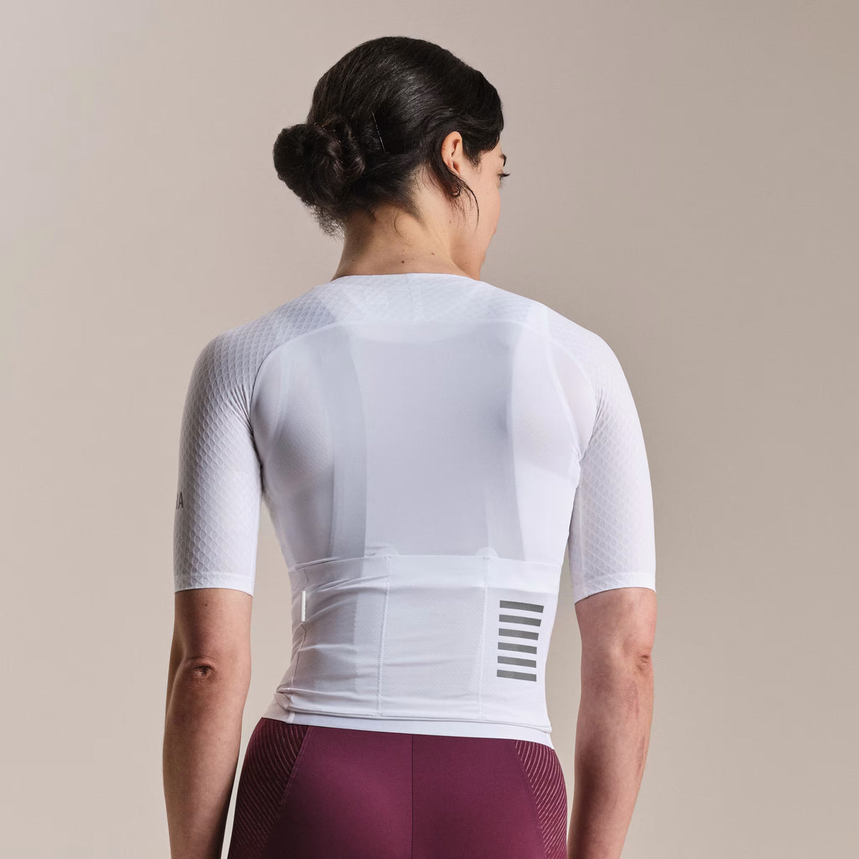Maillot mujer Rapha Pro Team Aero 4 - Blanco
