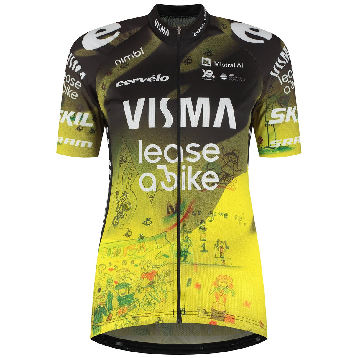 Maglia donna Team Visma Lease a bike 2026 Dream Like a Champion - Tdff Yellow B.