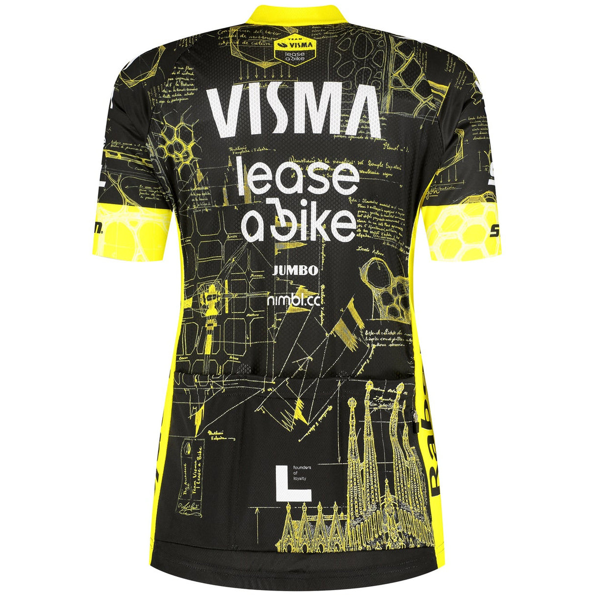 Maglia donna Team Visma Lease a bike 2026 The Architect - Tdf Yellow B.