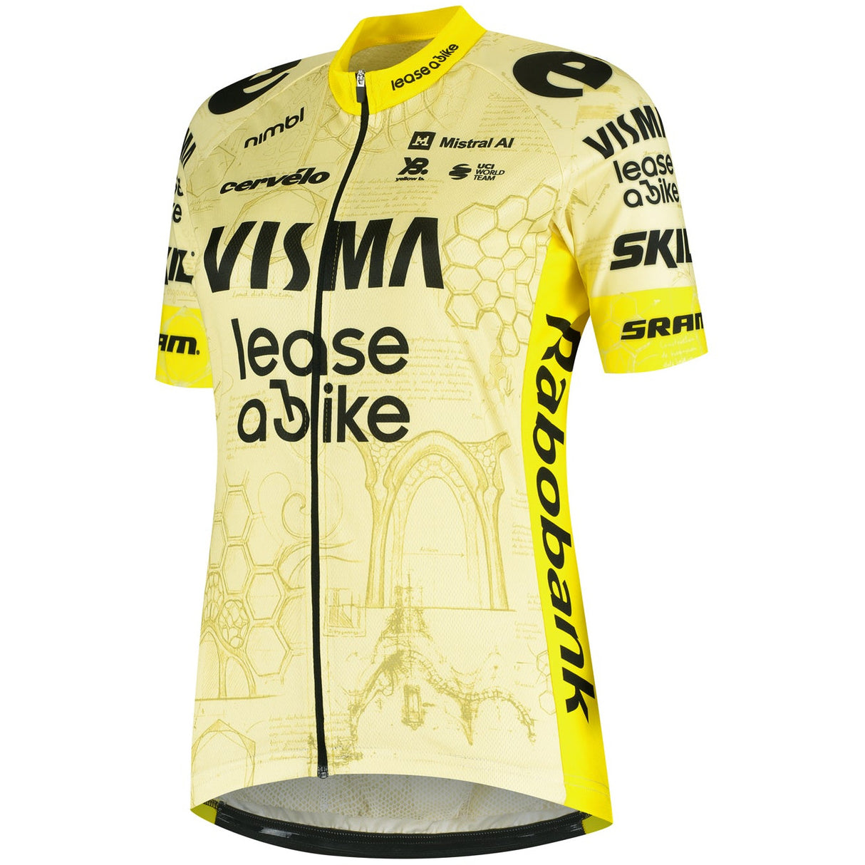 Maglia donna Team Visma Lease a bike 2026 The Architect - Training Yellow B.