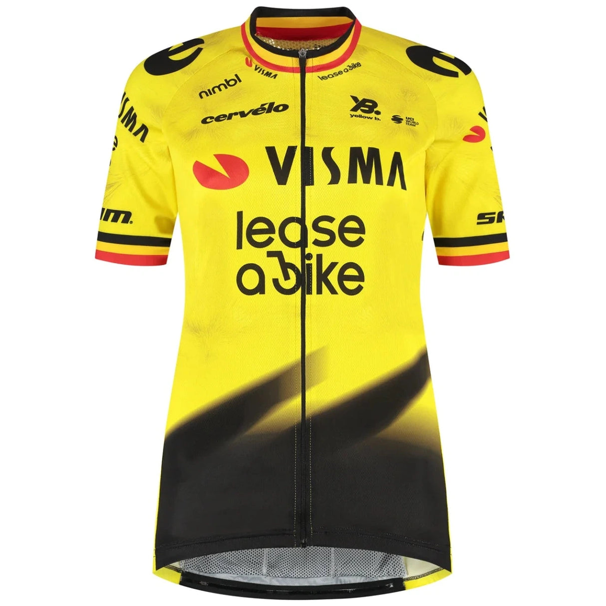 Maglia donna Team Visma Lease a bike 2026 - Wout Van Aert Yellow B.