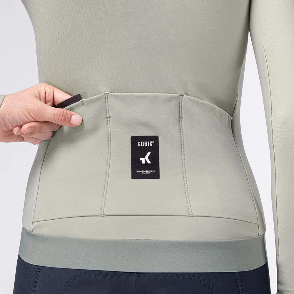 Maillot femme manches longues Gobik Weezer Leek - Vert