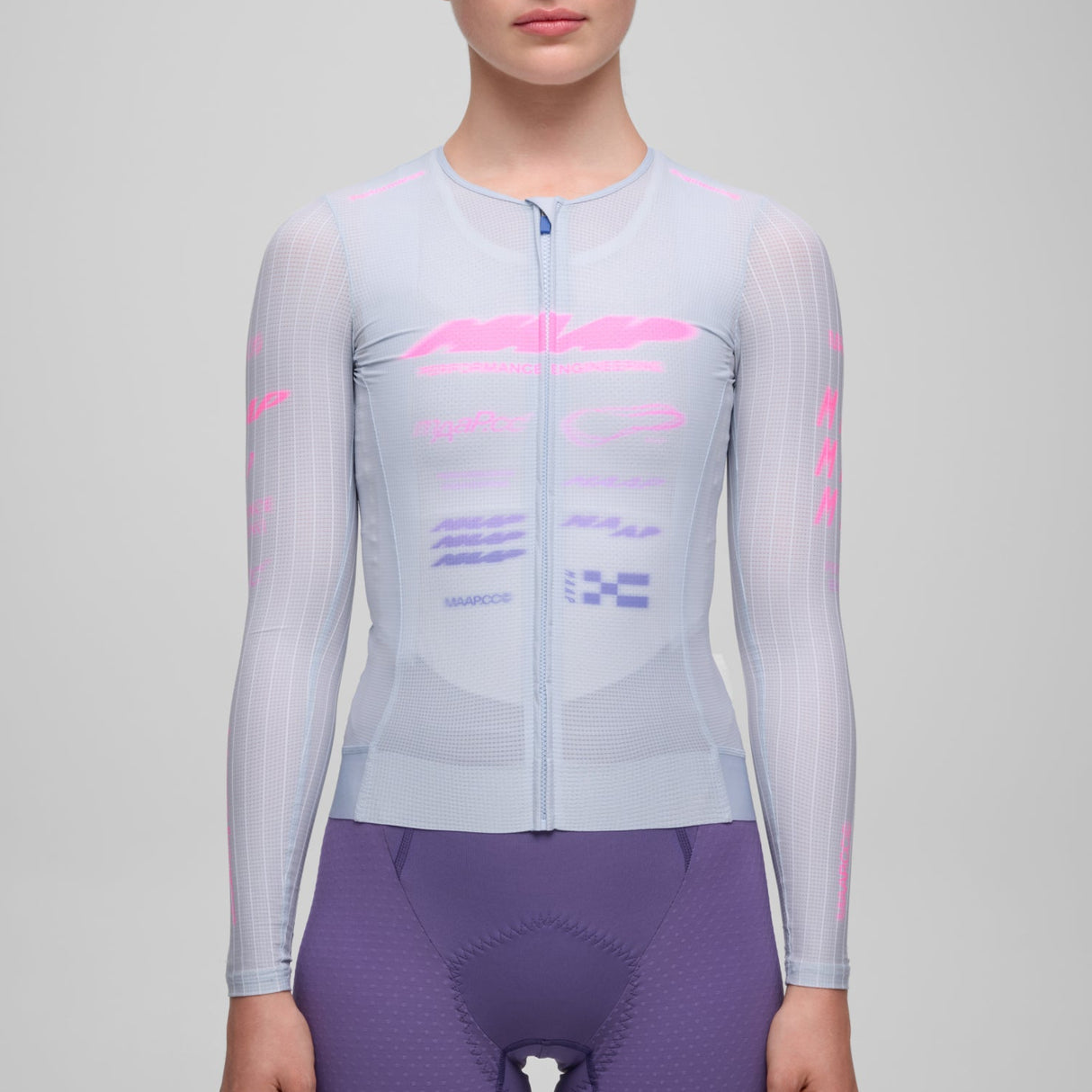Maap Beta Pro Aero frau langarmtrikot - Hellblau