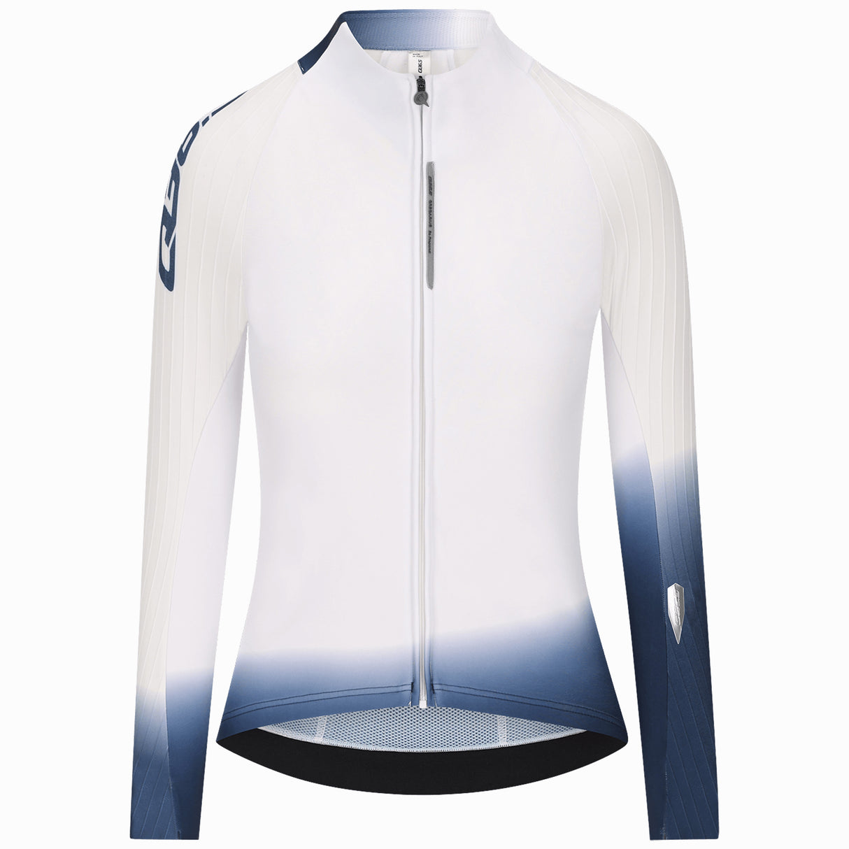 Q36.5 Gregarius Hybrid Light Collar Fade frau langarmtrikot - Weiss