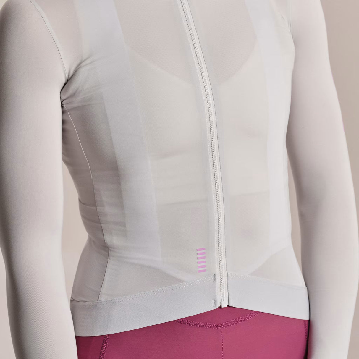 Rapha Pro Team Lightweight 3 frau langarmtrikot - Hellgrau
