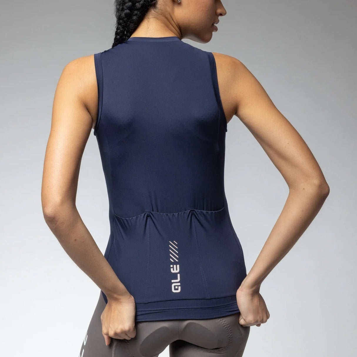 Maglia donna senza maniche Ale Pragma Color Block 2.0 - Blu Ale