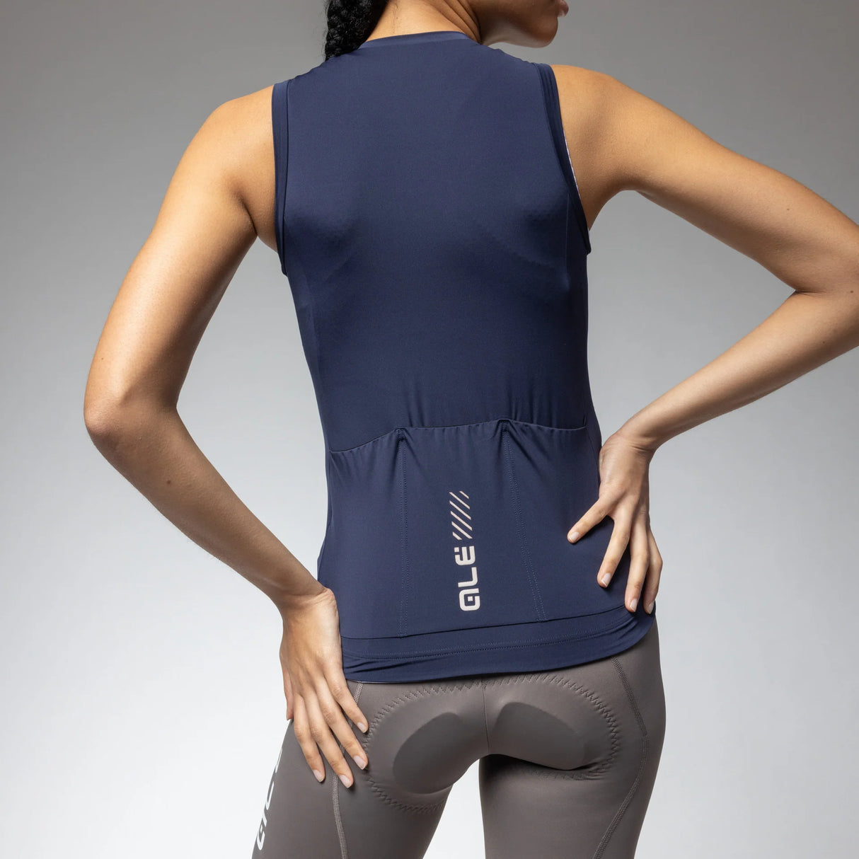 Maglia donna senza maniche Ale Pragma Color Block 2.0 - Blu Ale