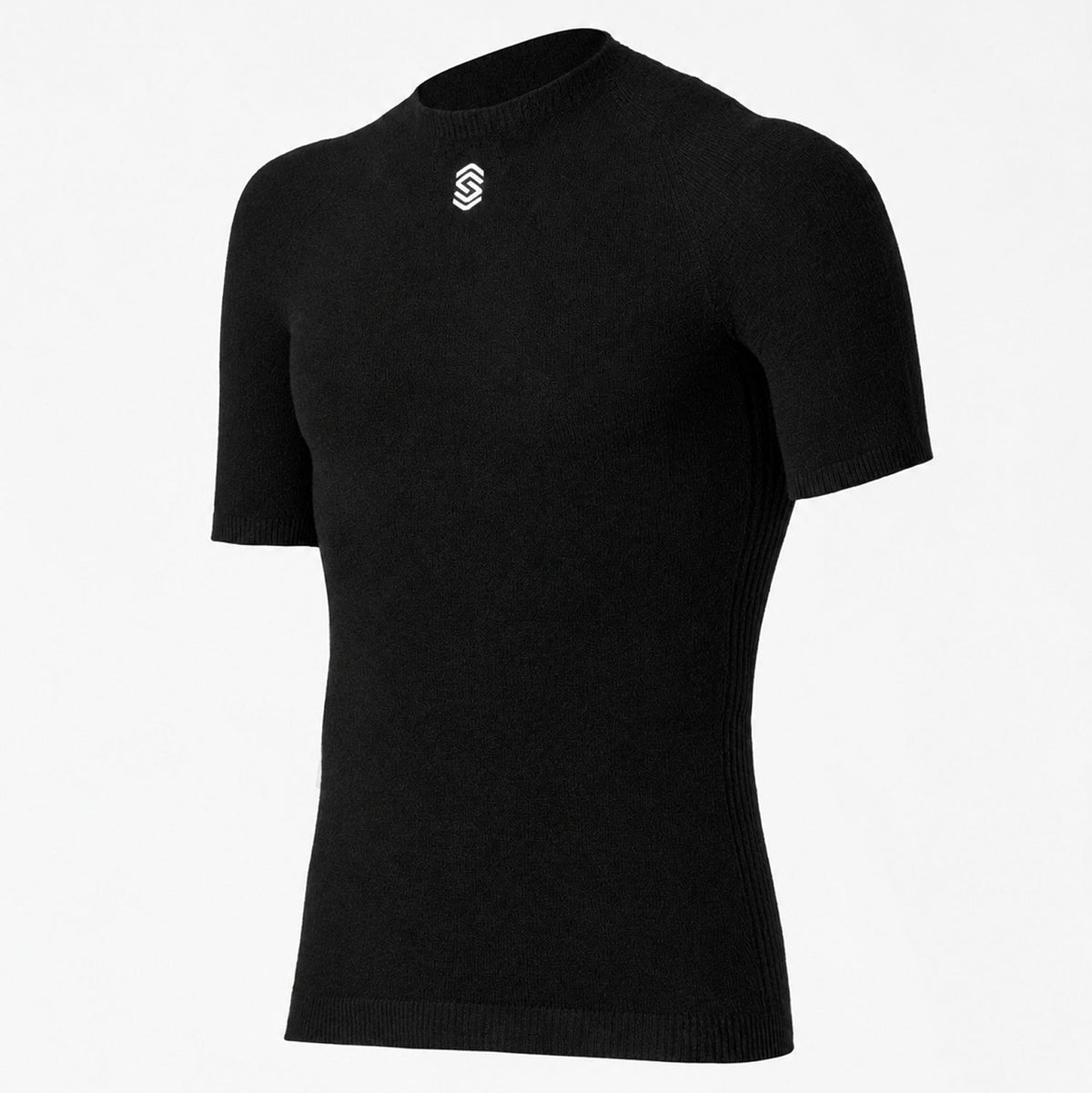 Maillot sous-vêtement Silverskin Core Warm col rond - Noir