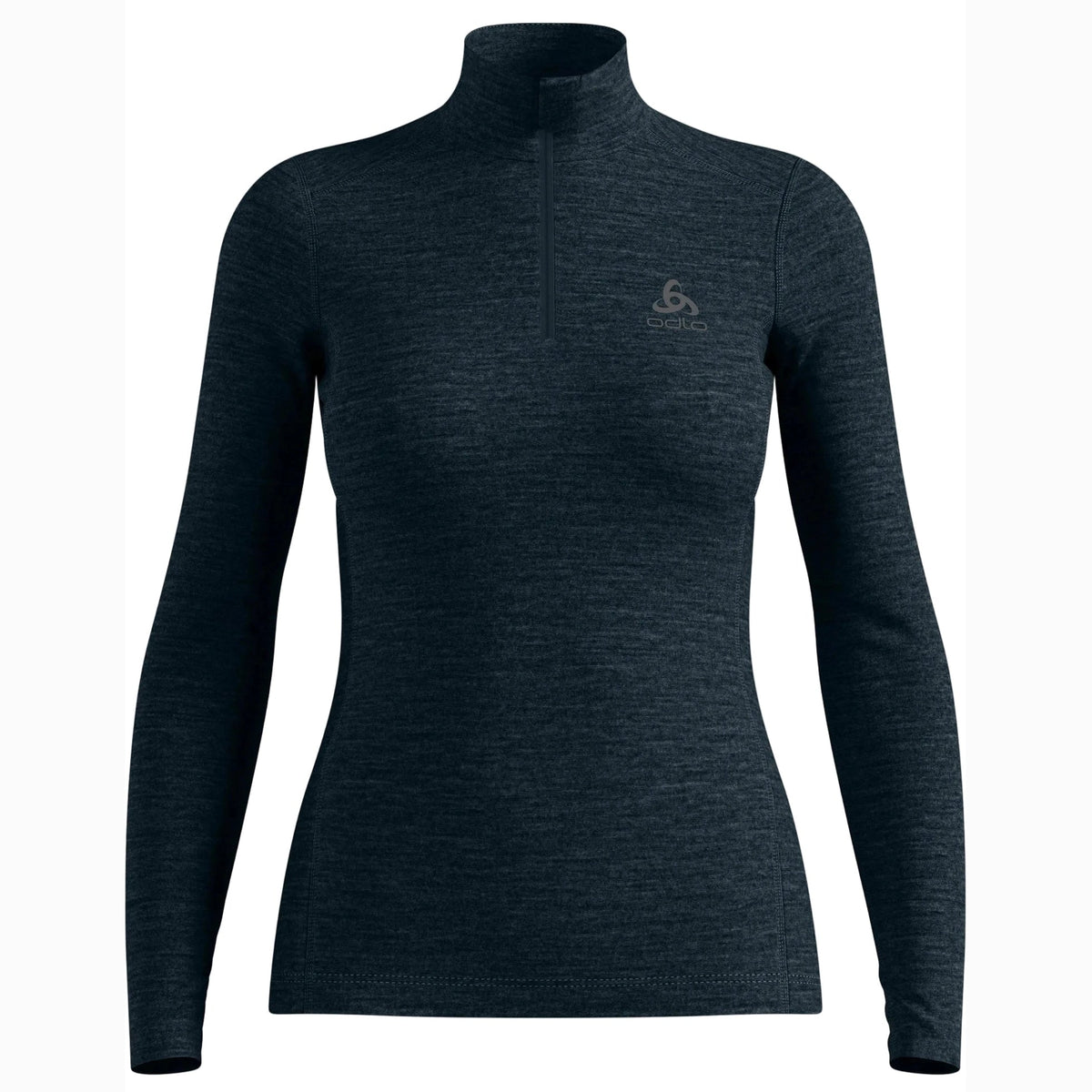 Odlo Merino 200 Zip women long sleeve base layer - Black
