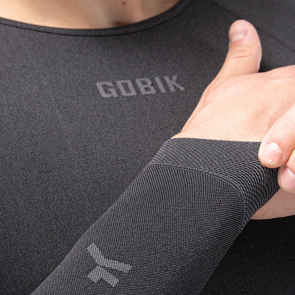Maillot interior de manga larga Gobik Limber Skin Basalt - Gris