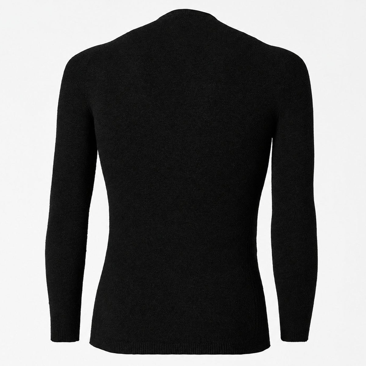 Maillot interior de manga larga Silverskin Core Warm cuello redondo - Negro