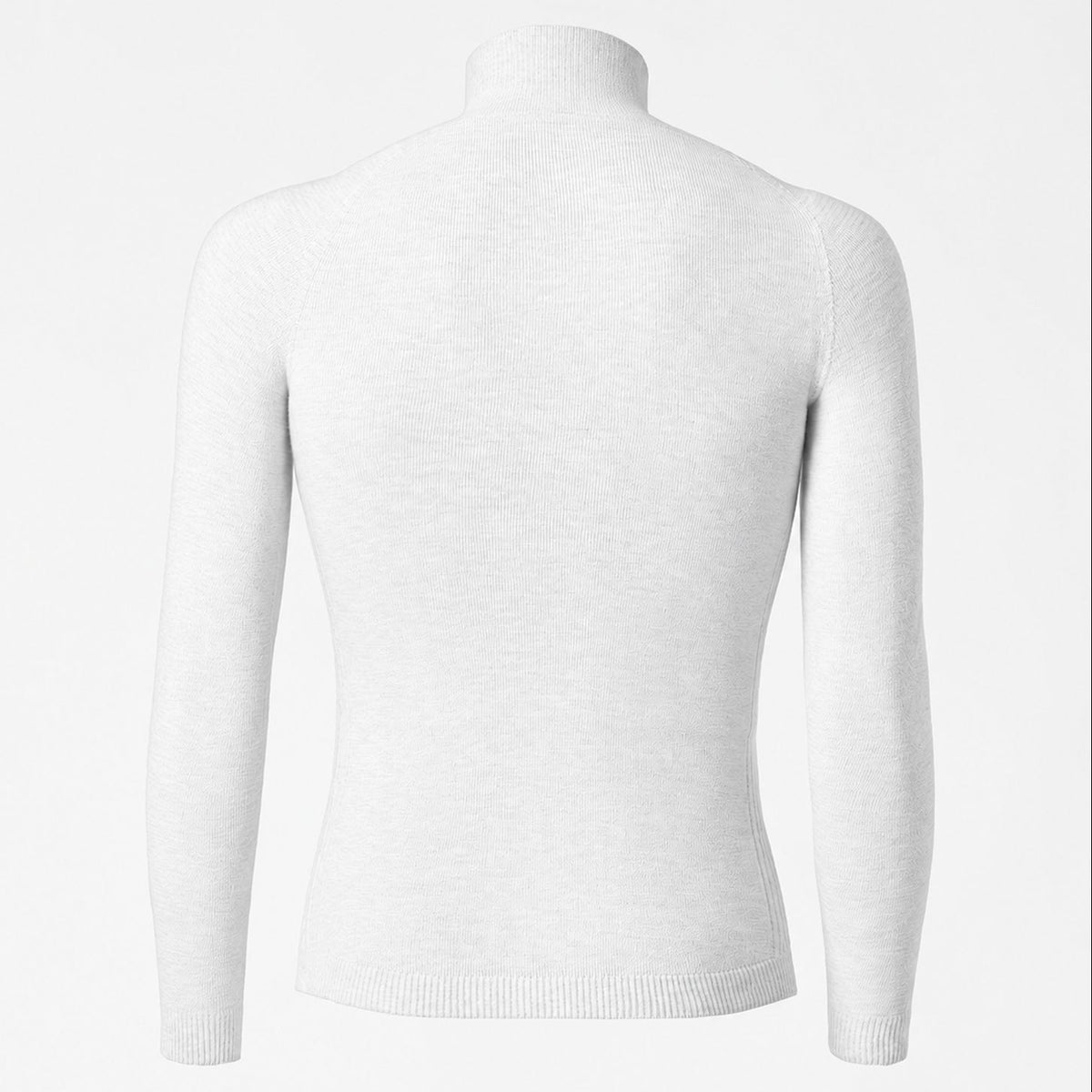 Maillot interior de manga larga Silverskin Pro Warm cuello alto - Blanco