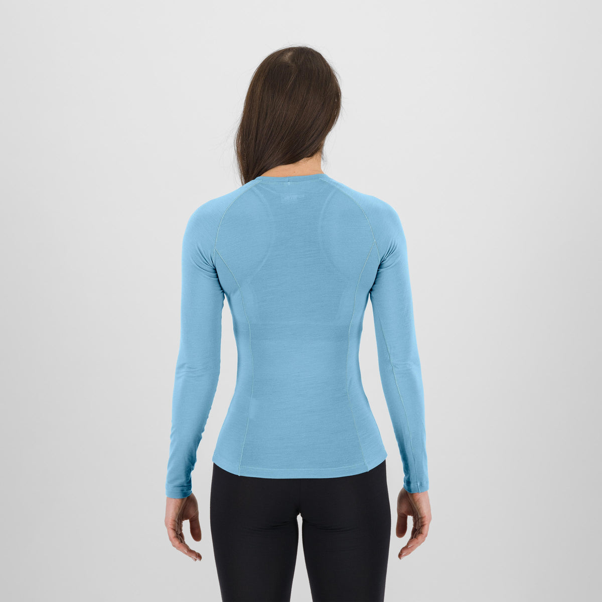 Maglia intima maniche lunghe donna Karpos Dinamico Merino 130 - Azzurro Karpos