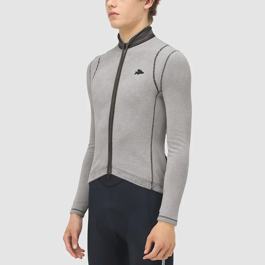 Maglia maniche lunghe Cafe du Cycliste Emilie - Antracite Café du Cycliste
