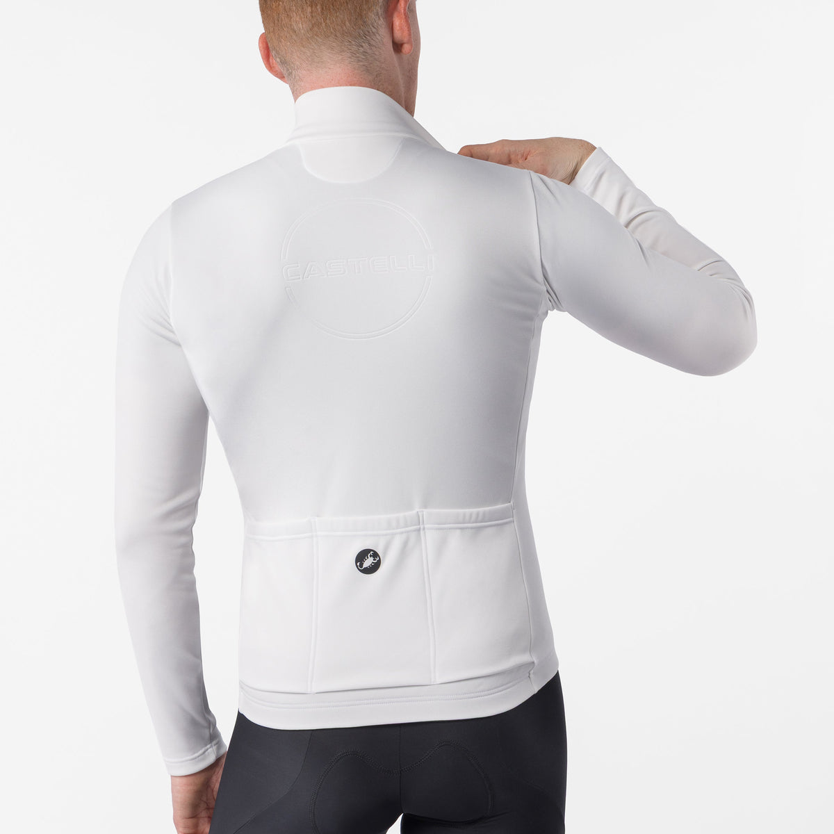 Maglia maniche lunghe Castelli Competizione Thermal - Bianco Castelli