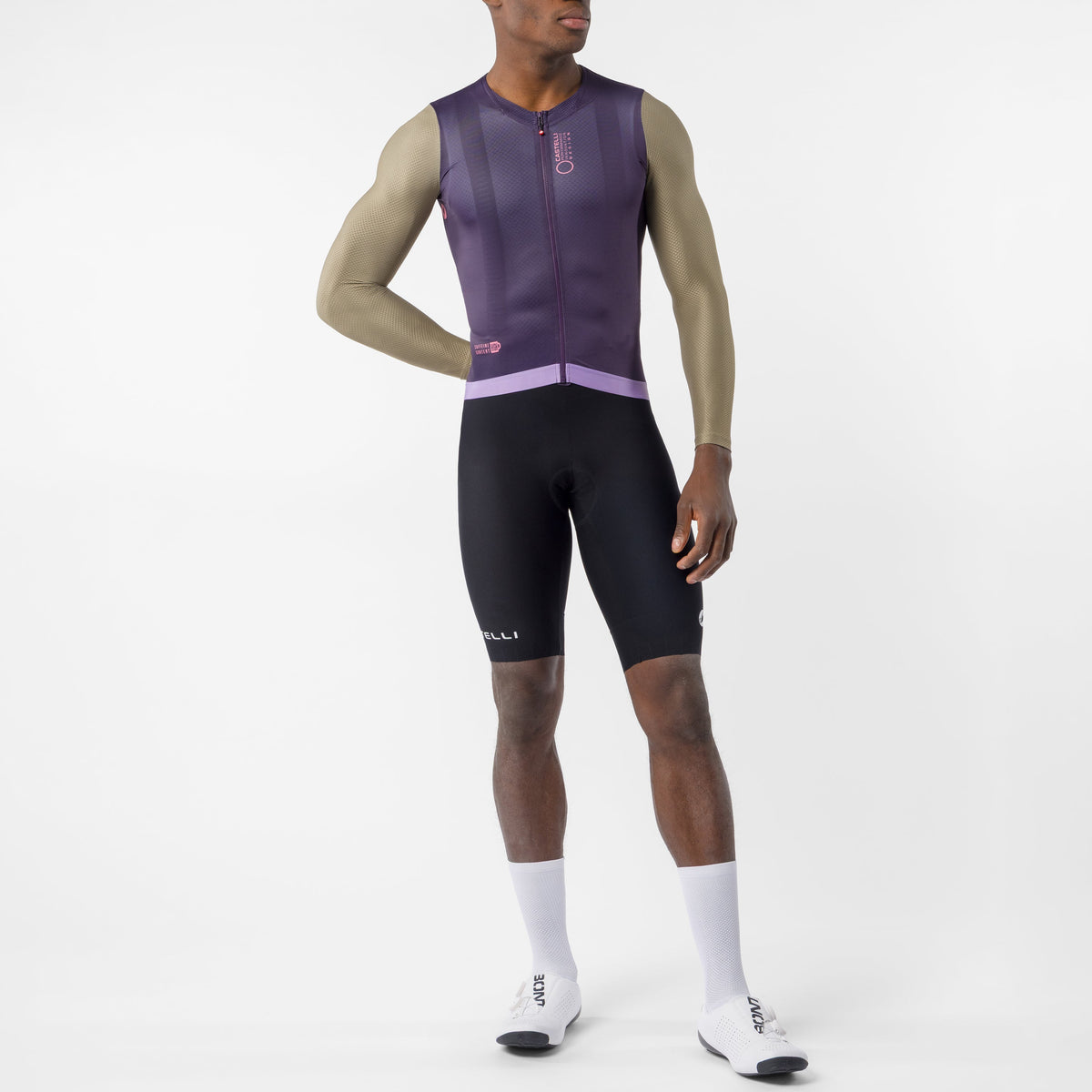 Maillot de manga larga Castelli Corretto - Violeta