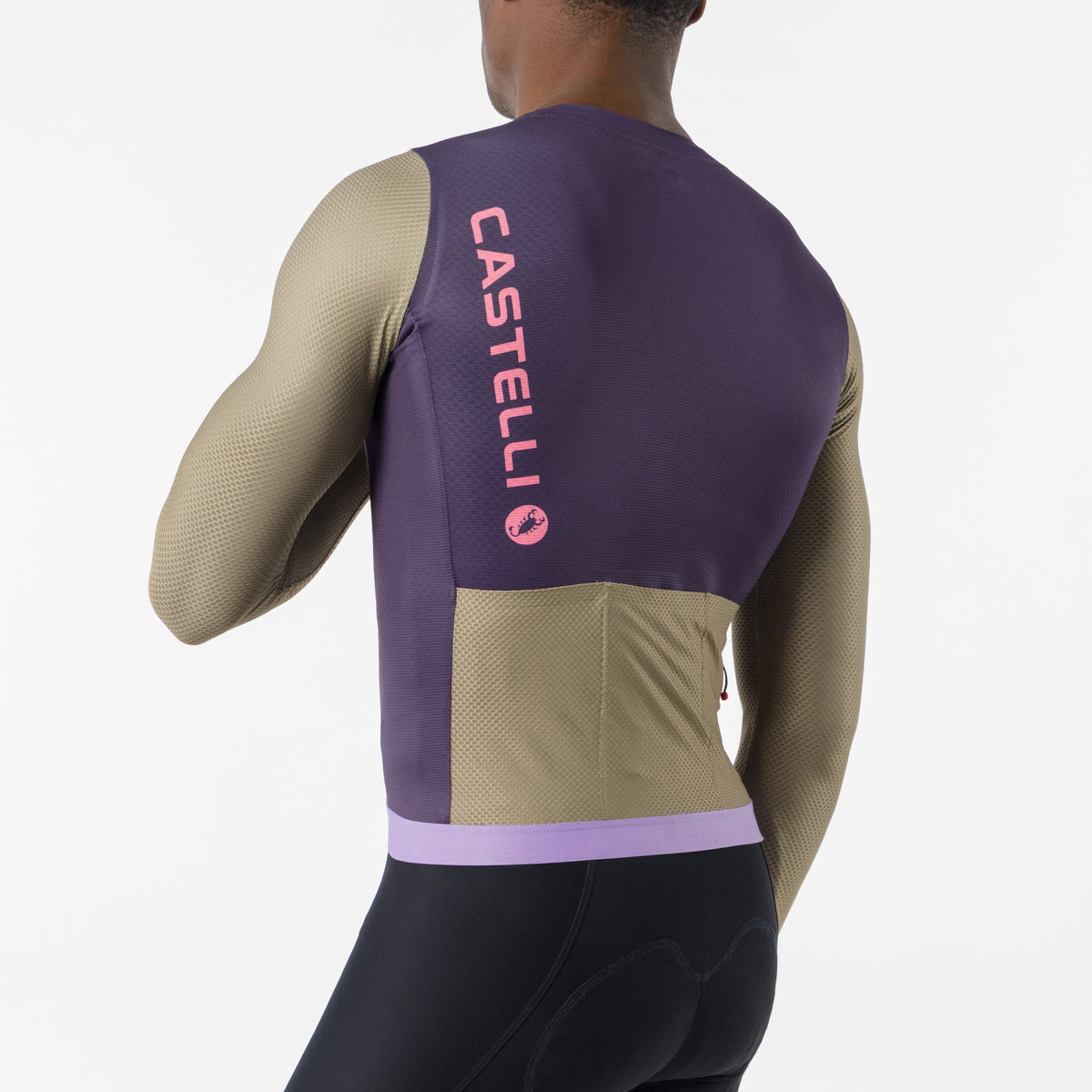 Maillot de manga larga Castelli Corretto - Violeta