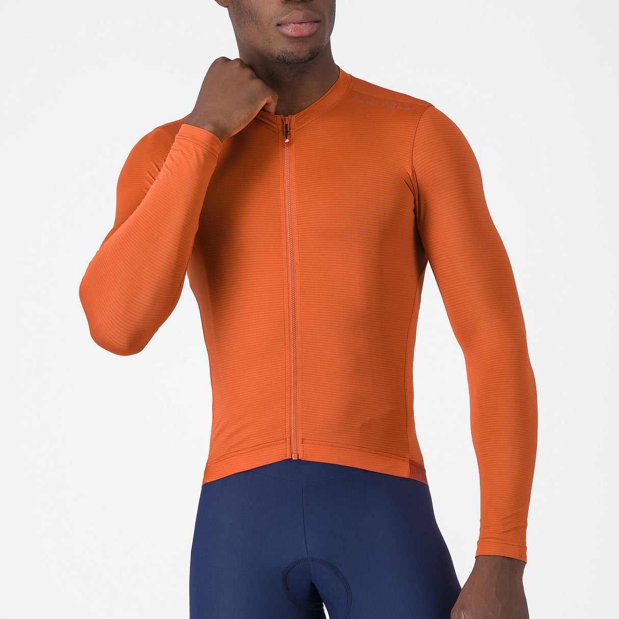 Maglia maniche lunghe Castelli Espresso 2 - Arancio Castelli