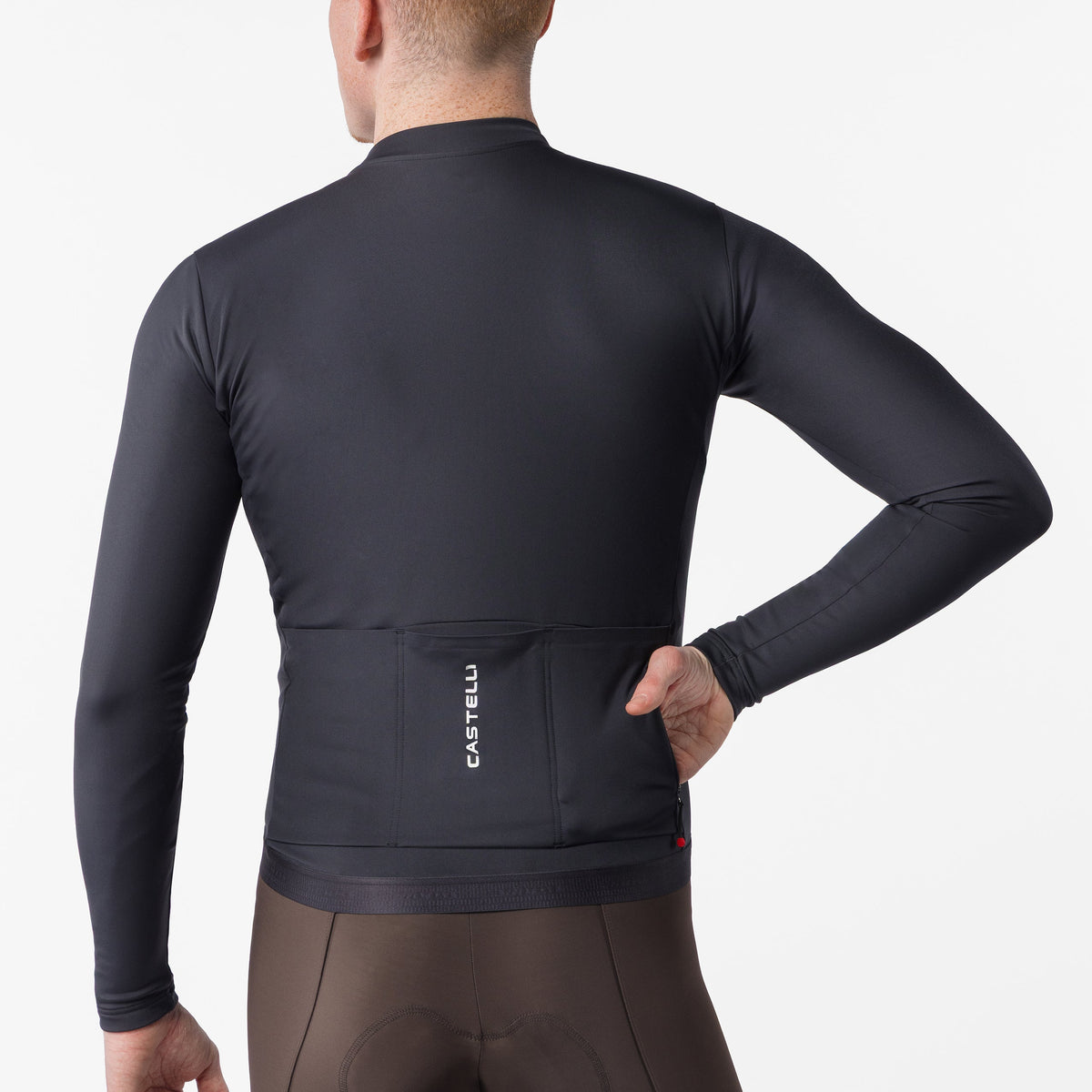 Maillot de manga larga Castelli Espresso Thermal 2 - Negro