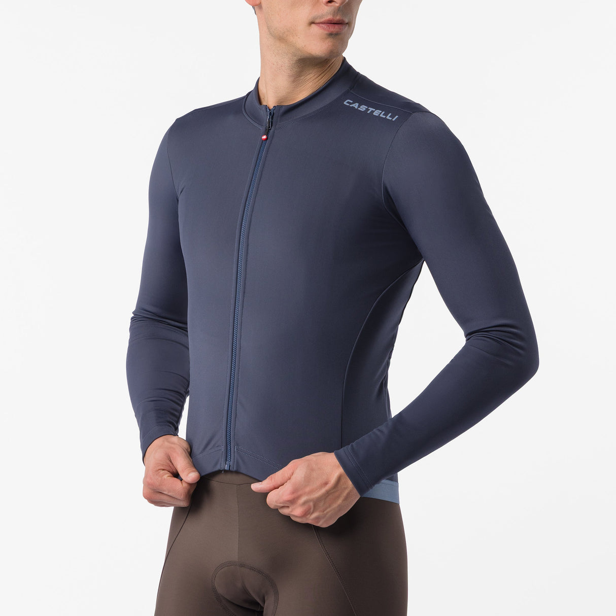 Castelli Espresso Thermal 2 long sleeved jersey - Dark blue