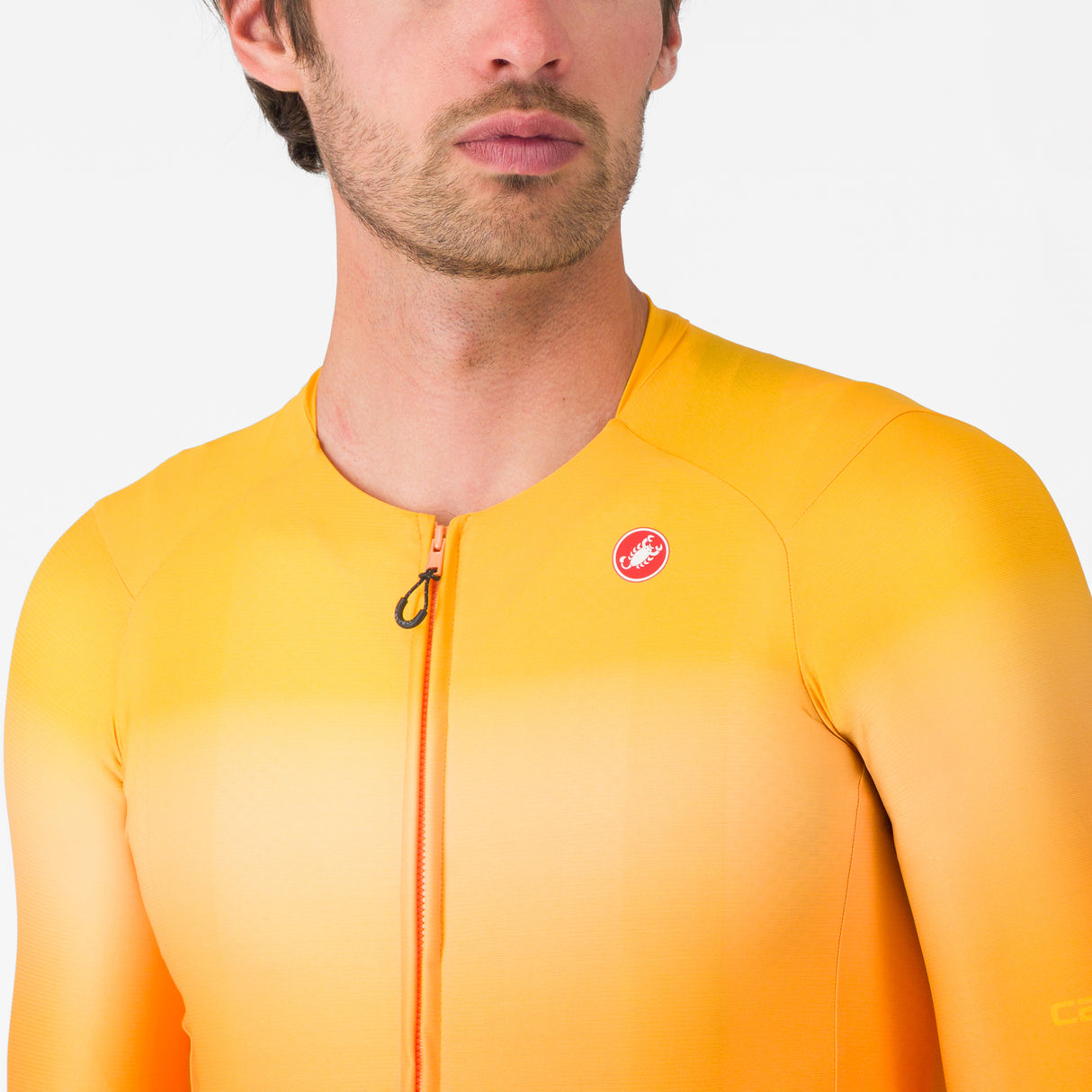 Maillot manga larga Castelli UPF - Naranja