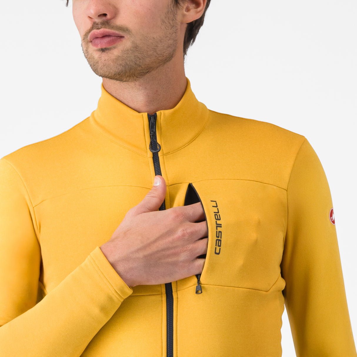 Maglia maniche lunghe Castelli Unlimited Trail 2 - Giallo Castelli