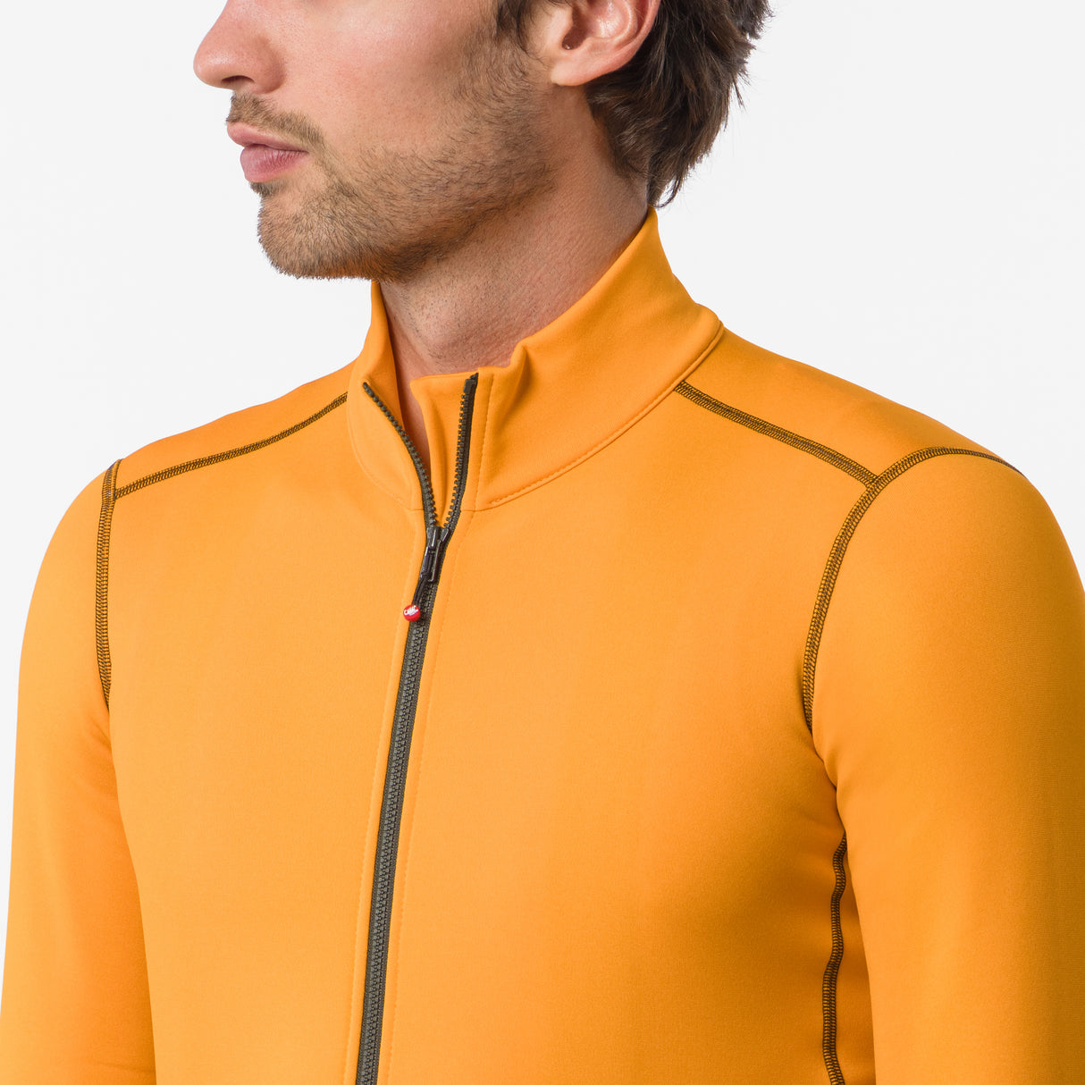 Maillot mangas largas Castelli Unlimited Trail 2 - Naranja