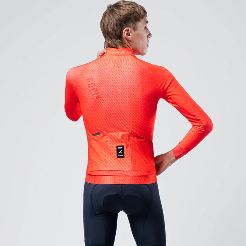 Maglia maniche lunghe Gobik Hyder Vermilion - Rosso Gobik