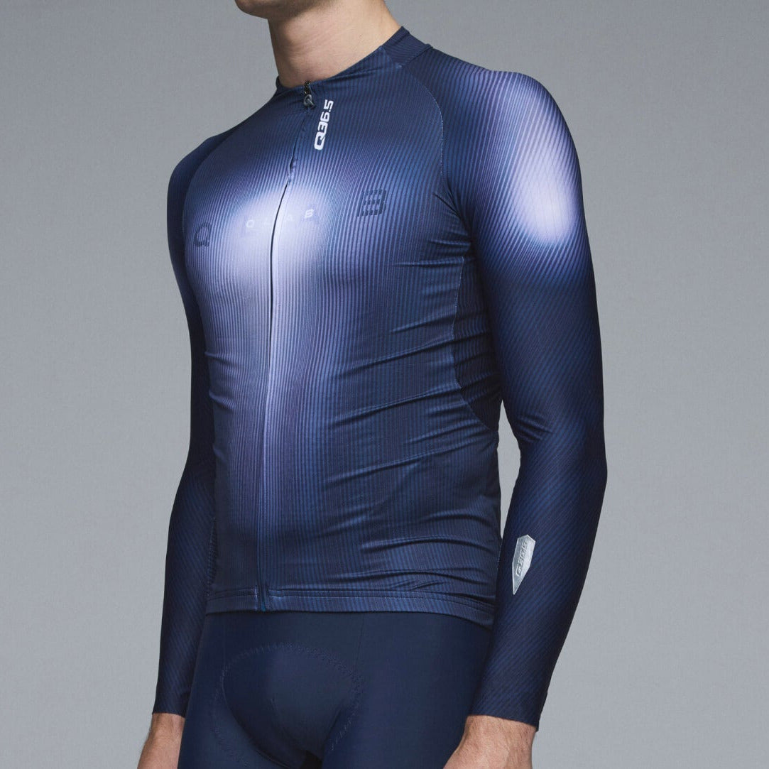 Jersey long-sleeve Gregarius Hybrid Light QLAB - Blue
