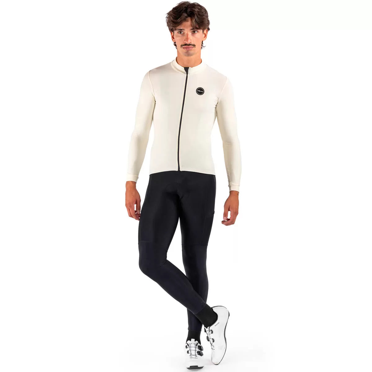 Maillot manches longues Nalini New Soft Wrap J1 - Off White