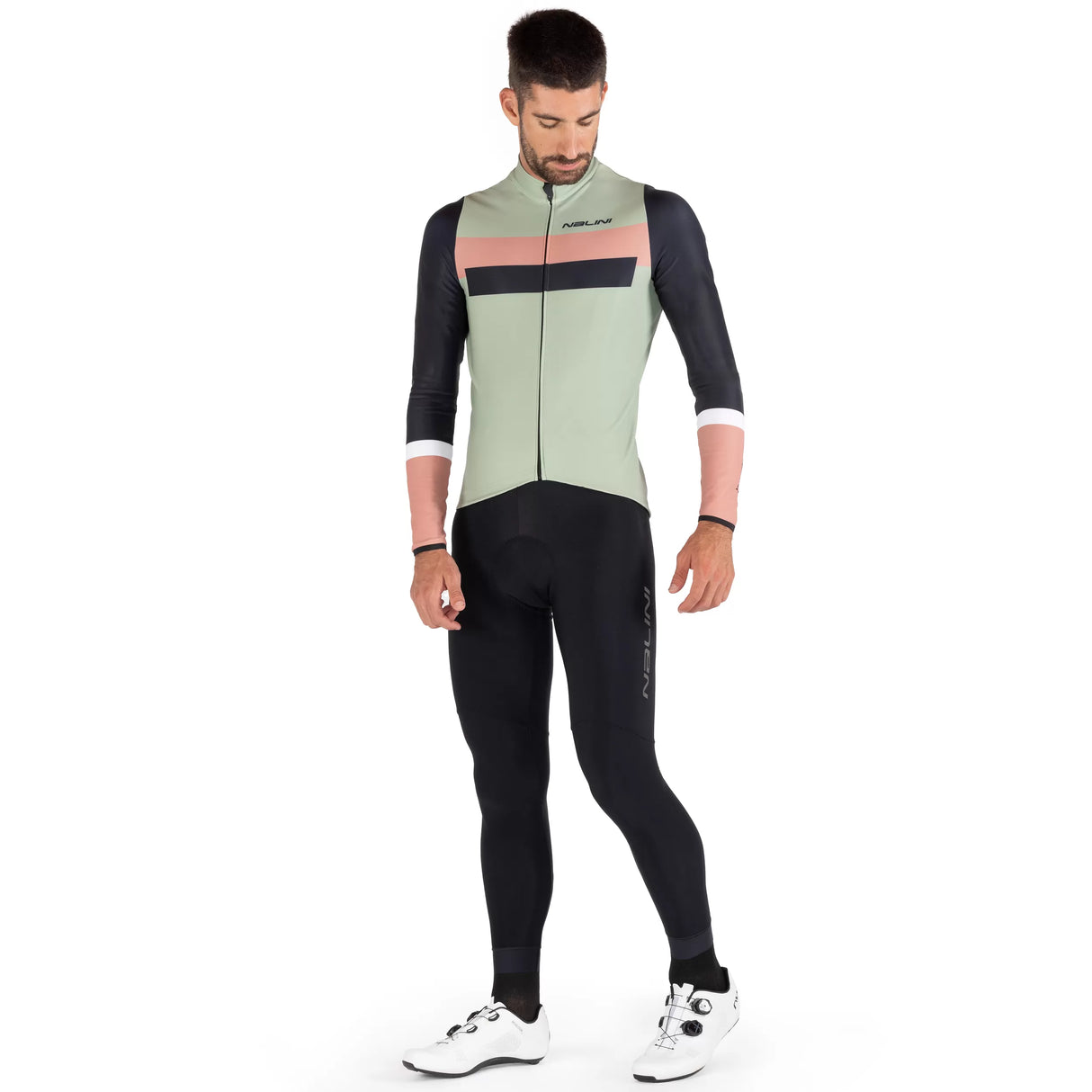 Maglia maniche lunghe Nalini Stelvio - Verde Nalini