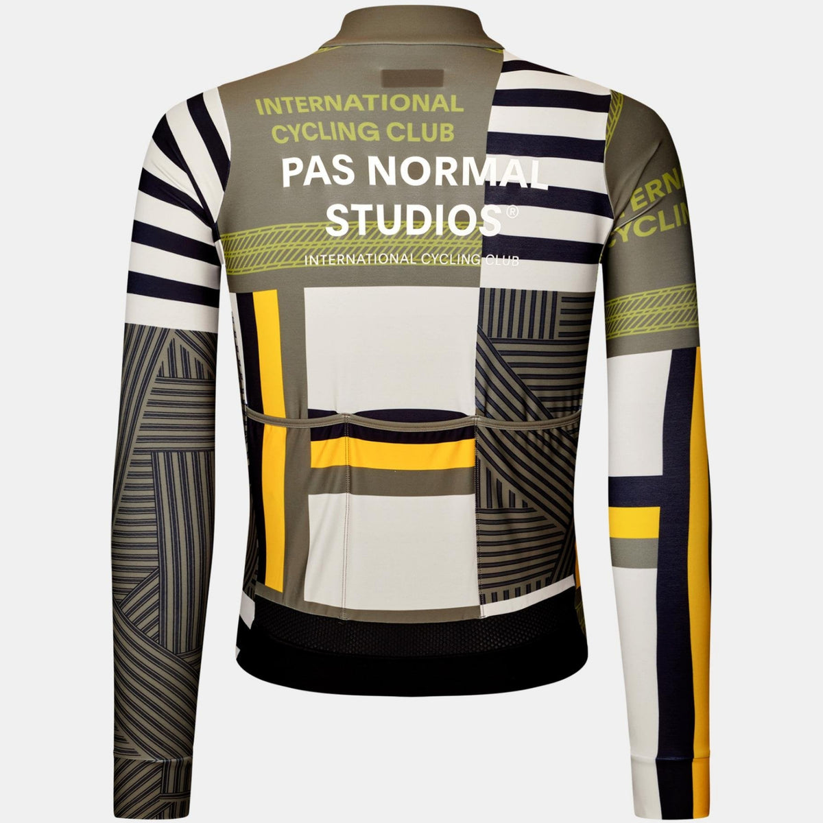 Langarmtrikot Pas Normal Studios Mechanism AOP International - Beige
