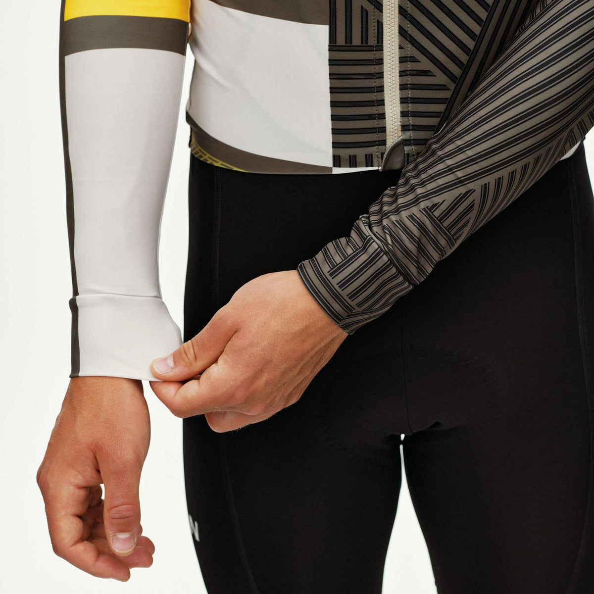 Langarmtrikot Pas Normal Studios Mechanism AOP International - Beige