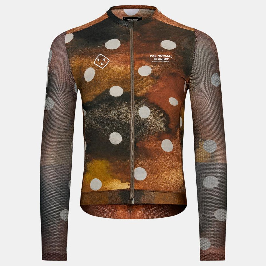 Maillot à manches longues Pas Normal Studios T.K.O. Essential Light - Marron