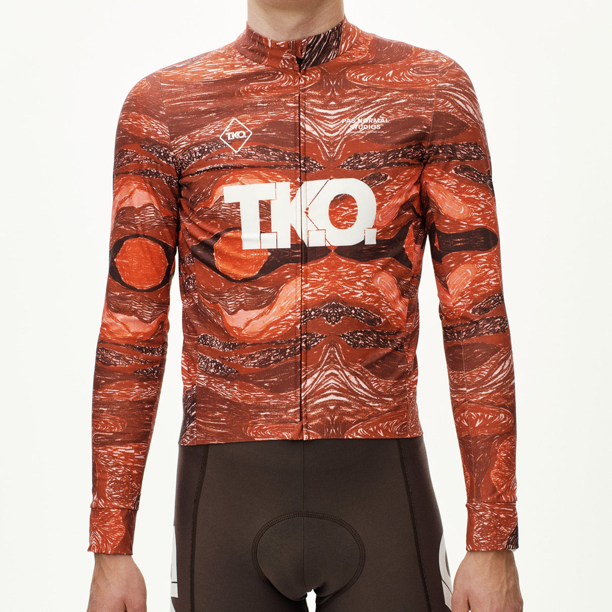Maglia maniche lunghe Pas Normal Studios T.K.O. Woven - Rosso Pas Normal Studios