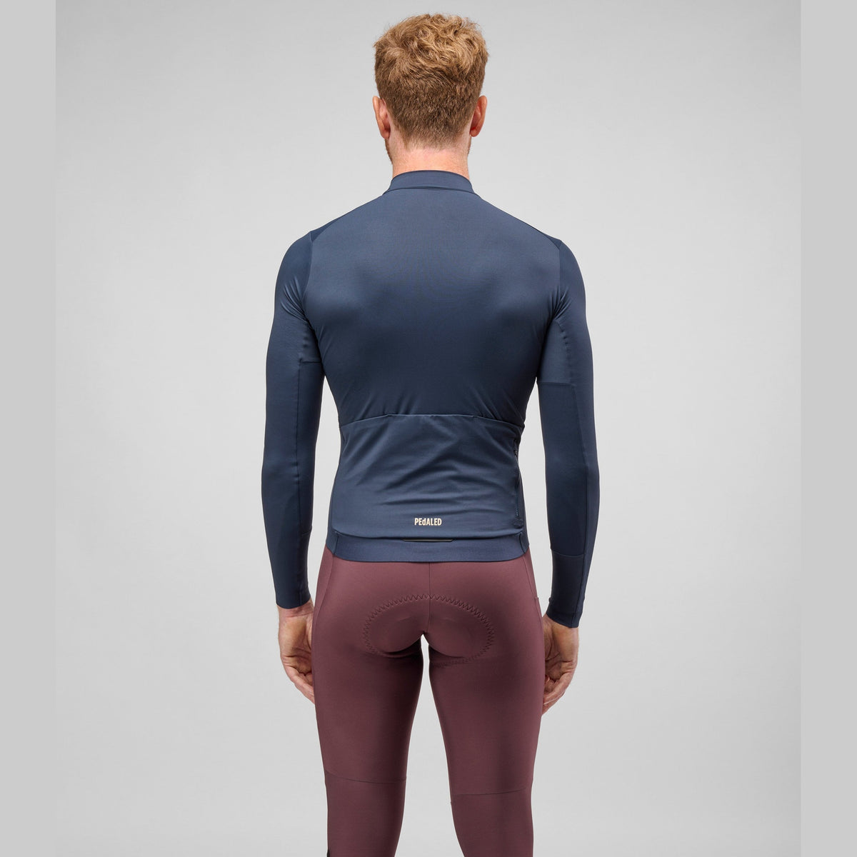 Maglia maniche lunghe Pedaled Element - Blu notte PEdALED