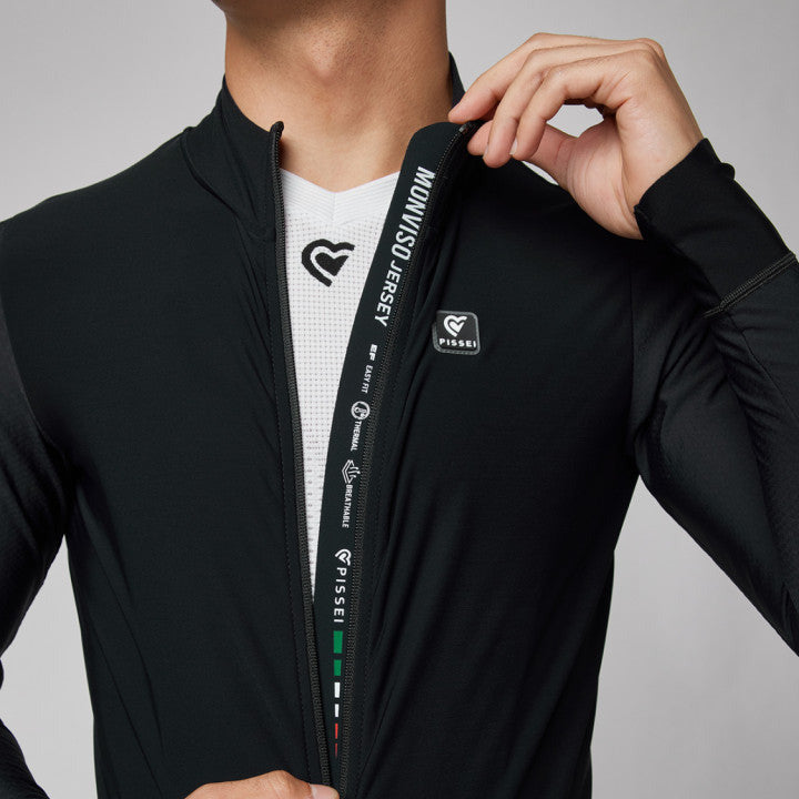 Maglia maniche lunghe Pissei Monviso - Nero Pissei