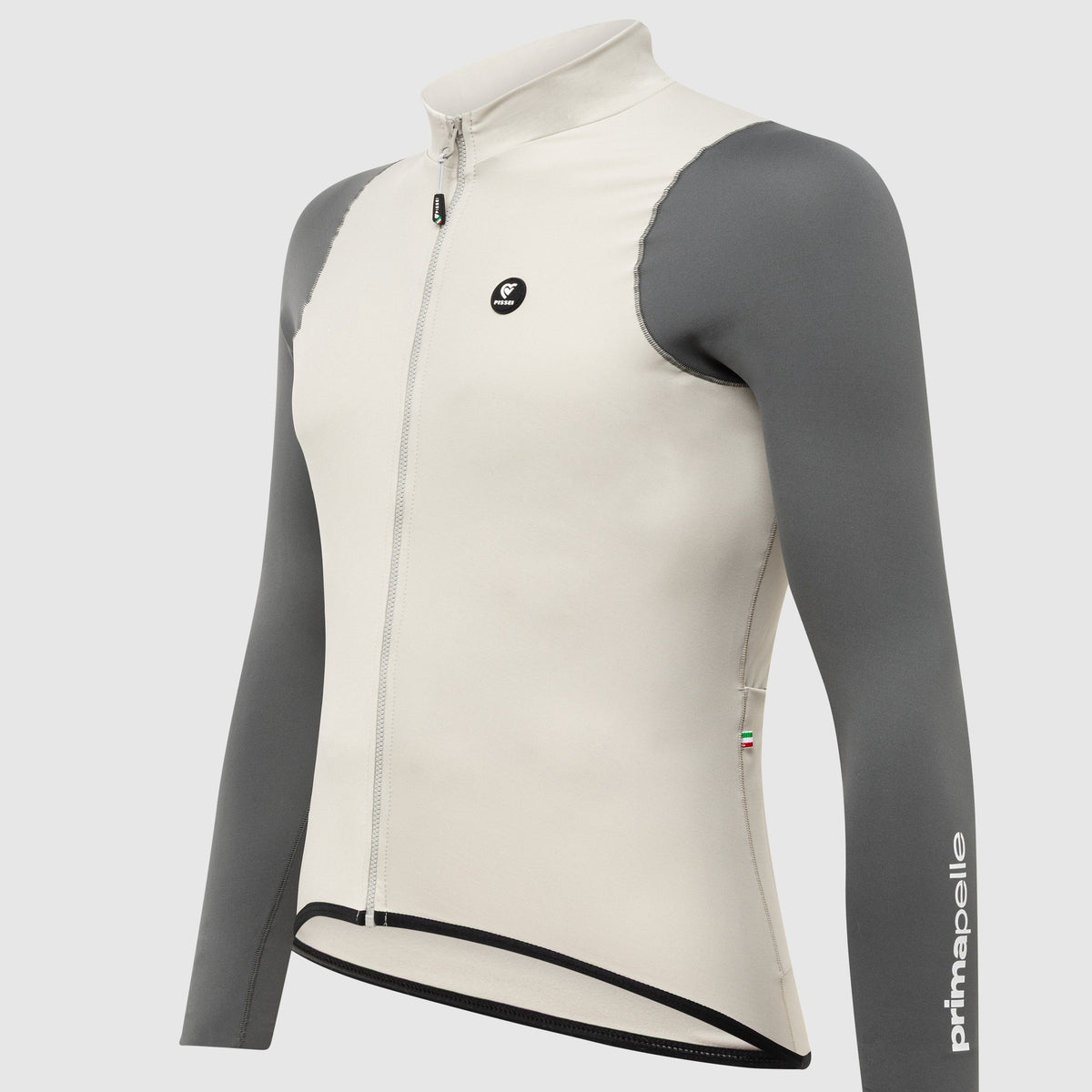 Langarmtrikot Pissei Primapelle Bicolor - Grau Pissei