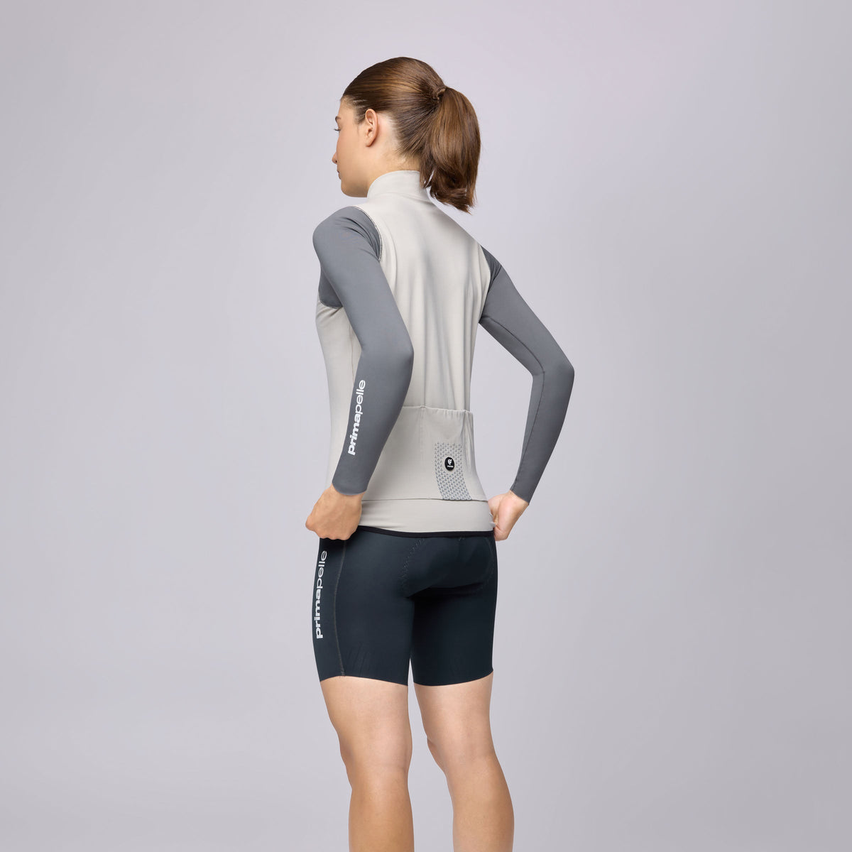 Langarmtrikot Pissei Primapelle Bicolor - Grau Pissei