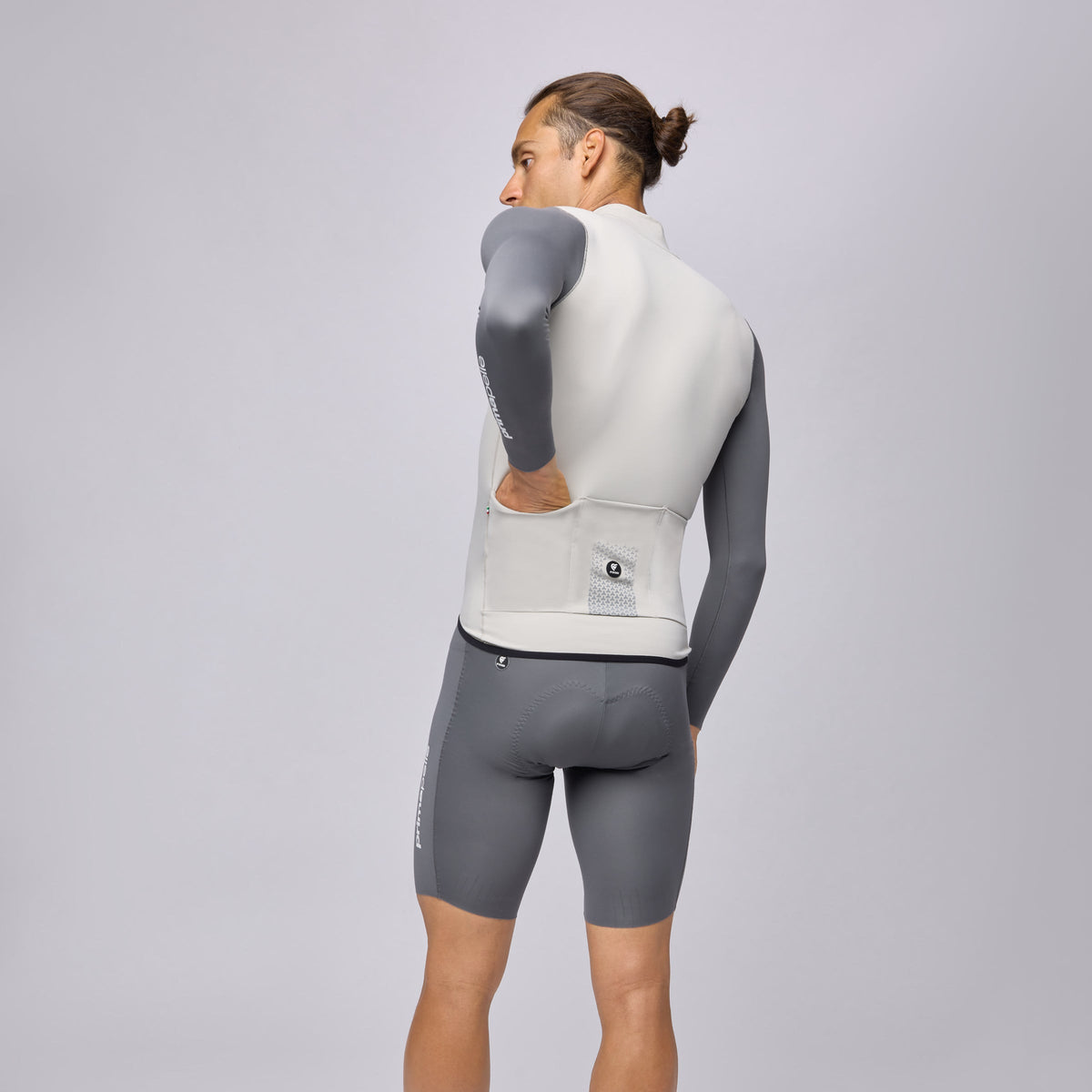 Langarmtrikot Pissei Primapelle Bicolor - Grau Pissei