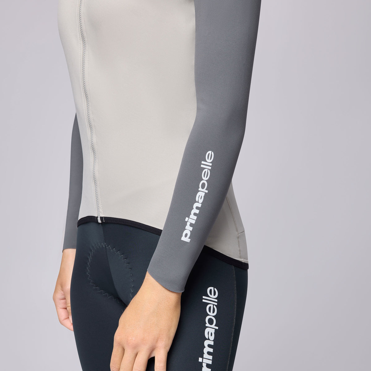 Langarmtrikot Pissei Primapelle Bicolor - Grau Pissei