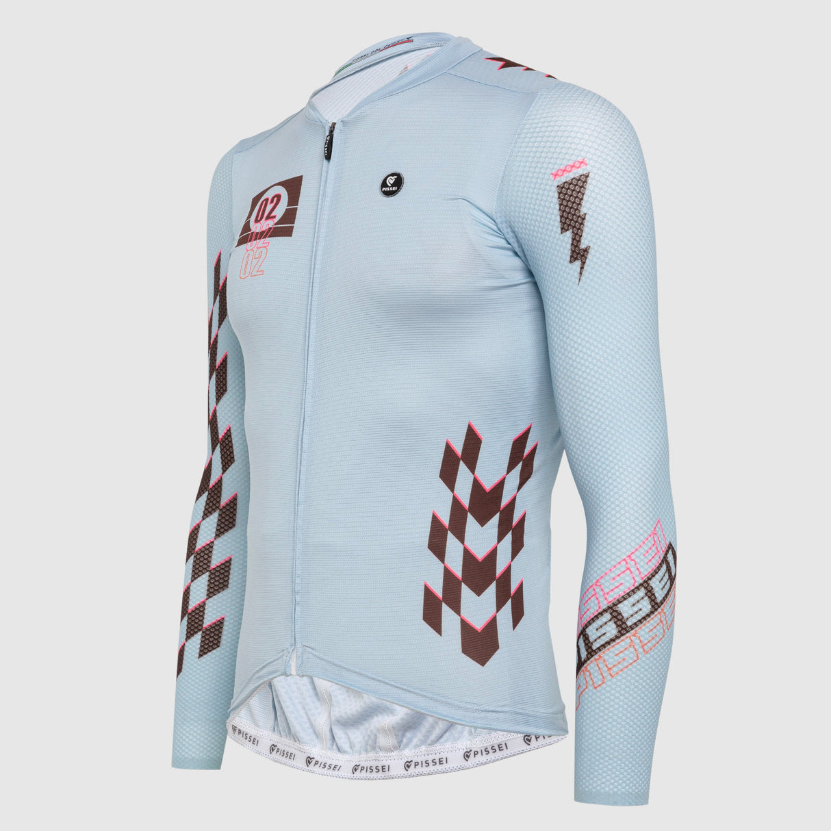 Maglia maniche lunghe Pissei Thunder - Azzurro Pissei