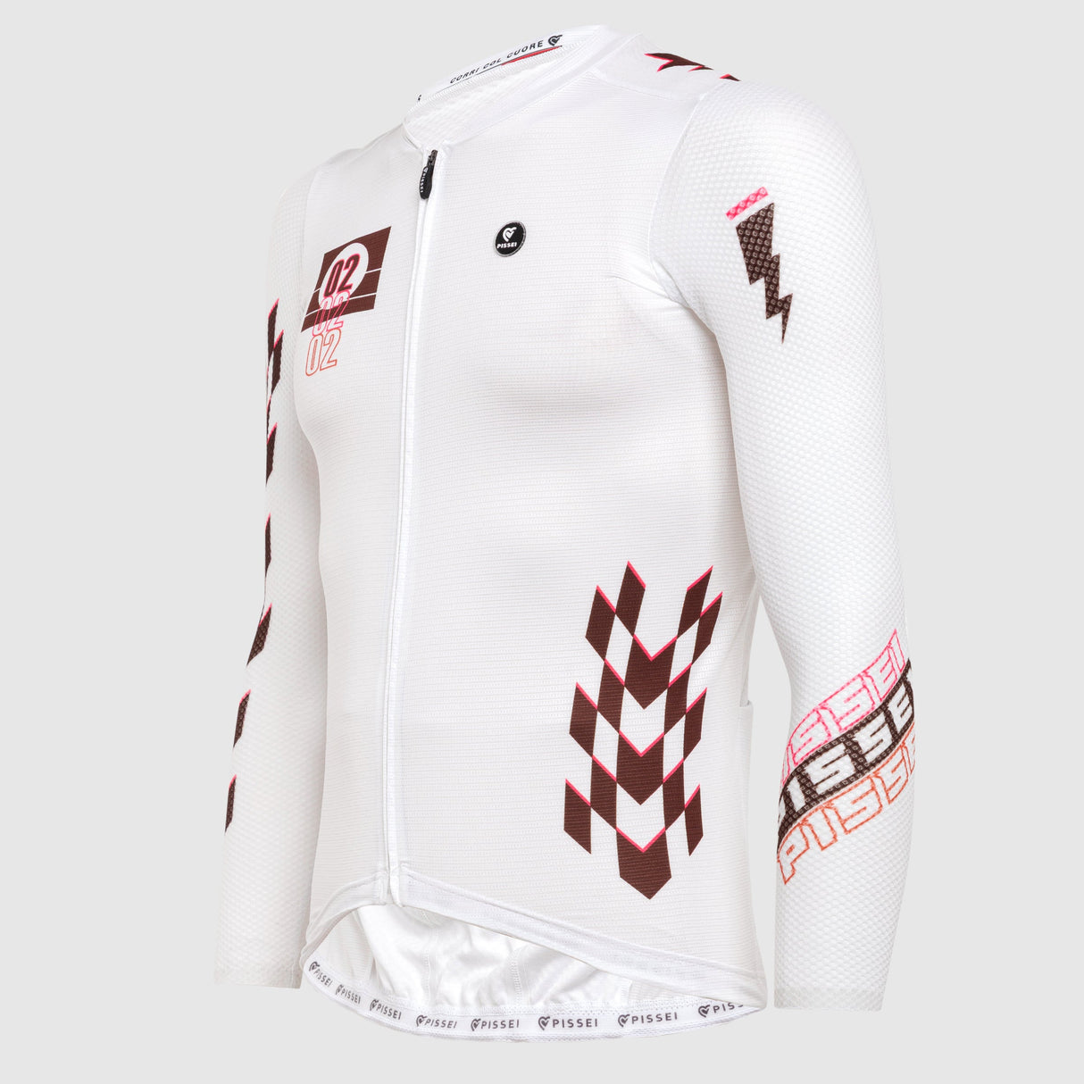 Maglia maniche lunghe Pissei Thunder - Bianco Pissei