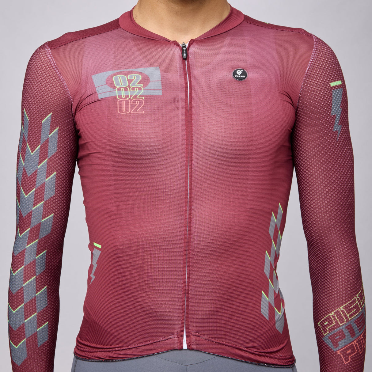Langarmtrikot Pissei Thunder - Bordeaux